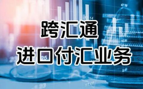 跨汇通进口付汇业务 真正实现购付汇“线上化”