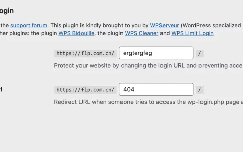WPS Hide Login 隐藏WordPress默认登录地址的插件