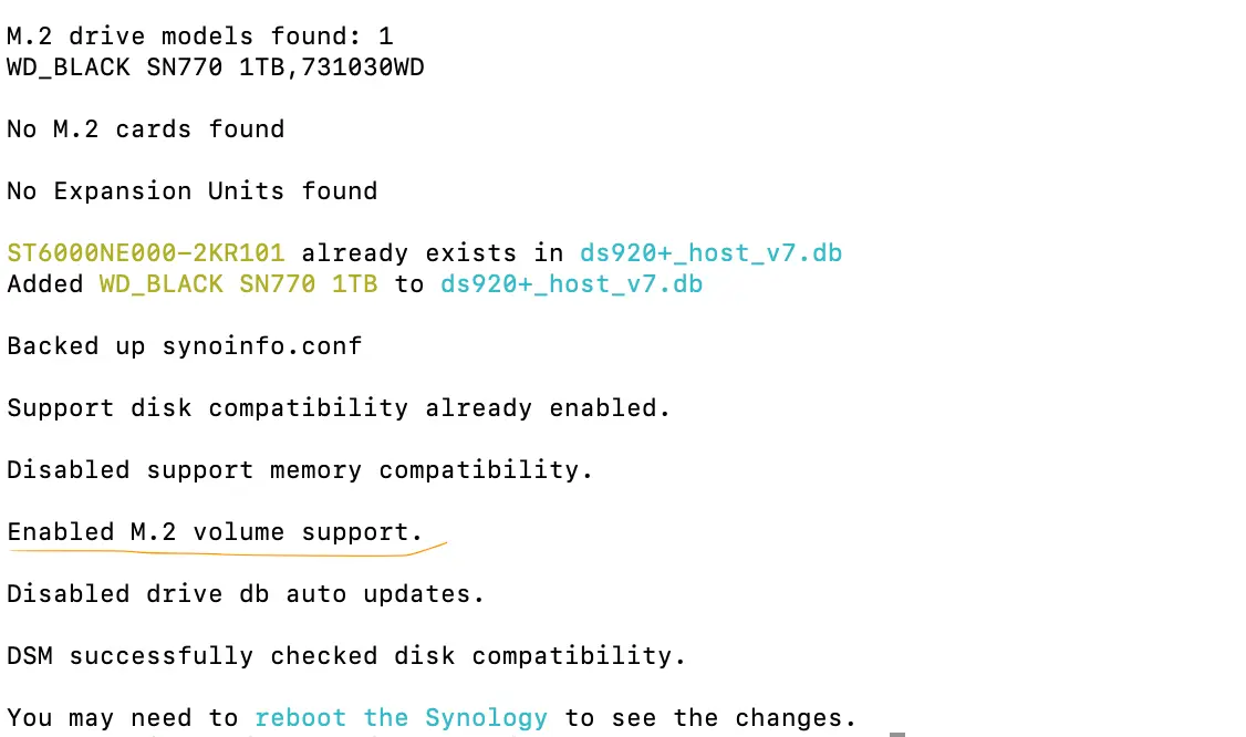 群晖DSM 7.2 将M.2 NVMe SSD 缓存设置为储存空间